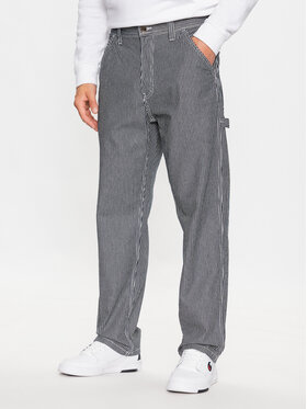 Vans Vans Текстилни панталони Drill Chore Loose Tapered Carp Hickory S VN0008NC Син Loose Fit