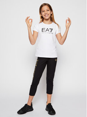 EA7 Emporio Armani EA7 Emporio Armani Тишърт 3KFT51 FJ2HZ 1100 Бял Regular Fit