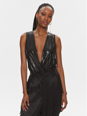 PINKO Pinko Bodijs Sassalloro Body. 102863 Y5RA Melns Slim Fit