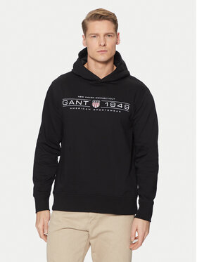 Gant Gant Μπλούζα 2044014 Μαύρο Regular Fit