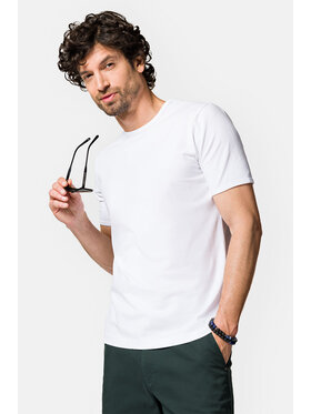 Lancerto Lancerto T-Shirt Zane TS073123000051 Biały Regular Fit