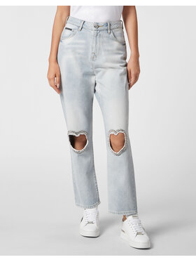 PHILIPP PLEIN PHILIPP PLEIN Džínsy 20733 Svetlo modrá Loose Fit