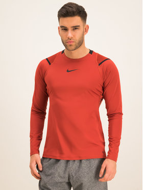 Nike Nike Športna majica AeroAdapt BV5508 Oranžna Slim Fit
