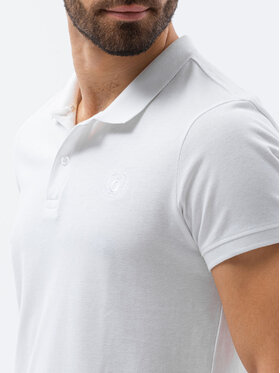 Ombre Ombre Polokošile S1374 Bílá Regular Fit