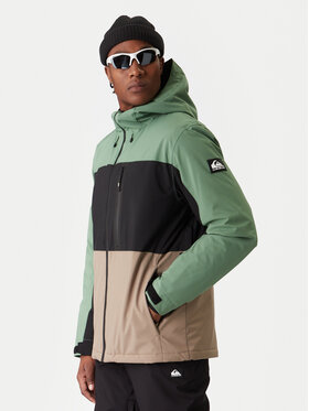 Quiksilver Quiksilver Snowboardová bunda Sycamore Block EQYTJ03503 Zelená Relaxed Fit