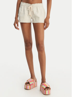 Roxy Roxy Шорти з тканини Oceanside ARJNS03007 Бежевий Regular Fit