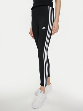 adidas adidas Legíny Essentials 3-Stripes High-Waisted Single Jersey Leggings IC7151 Čierna