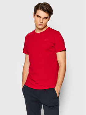 4F 4F T-Shirt NOSH4-TSM352 Czerwony Regular Fit