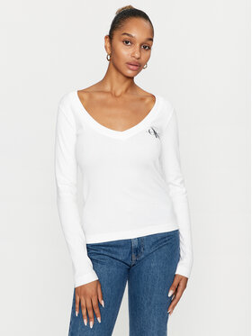 Calvin Klein Jeans Calvin Klein Jeans Blúz J20J222023 Fehér Regular Fit
