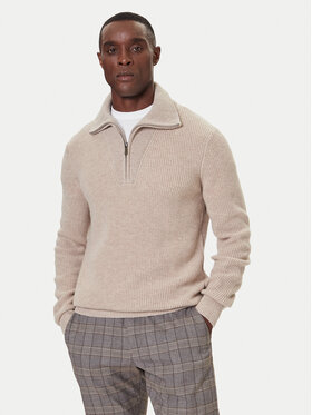 Bugatti Bugatti Sweater 7500-85566D Bézs Regular Fit