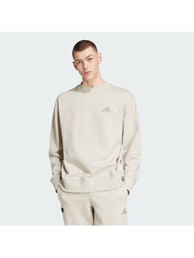 adidas adidas Bluza MERCEDES - AMG PETRONAS FORMULA ONE TEAM PREMIUM Beżowy Loose Fit