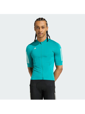 adidas adidas Koszulka rowerowa 143887 Zielony Fitted Fit