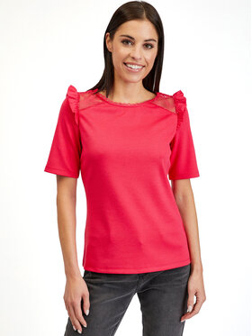 Orsay Orsay T-Shirt 150231324000__M Różowy Regular Fit