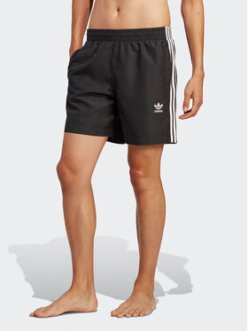 adidas adidas Plavecké šortky Originals Adicolor 3-Stripes Swim Shorts HT4406 Čierna Regular Fit