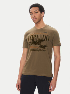 Aeronautica Militare Aeronautica Militare Футболка 251TS2405J641 Хакі Regular Fit