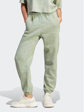 adidas adidas Pantaloni da tuta ALL SZN Fleece Washed IL3272 Verde Loose Fit