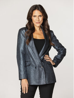 Willsoor Willsoor Marynarka 67671 Niebieski Oversize