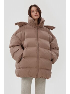 Estro Estro Kurtka damska ER00113903 Brązowy Oversize