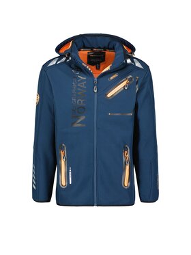 Geographical Norway Geographical Norway Kurtka softshell WY8028H/GN-MARINE / ORANGE Granatowy Regular Fit