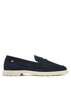 Tommy Hilfiger Tommy Hilfiger Loafersy FW0FW08679 Granatowy