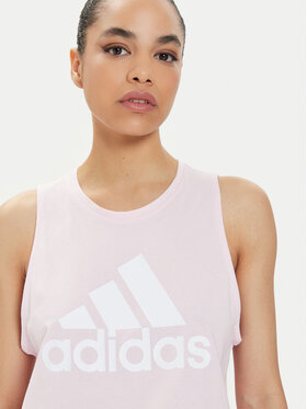 Adidas Top Essentials Big Logo H10205 Roza Regular Fit