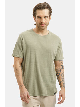 Cross Jeans Cross Jeans T-Shirt 16159-003 Khaki Regular Fit