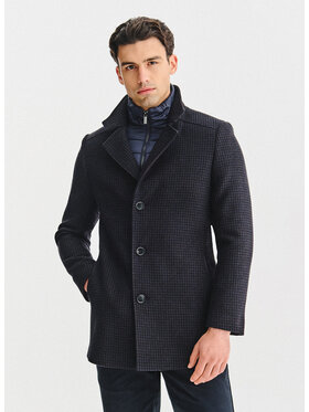 Pako Lorente Pako Lorente Płaszcz zimowy P25WF-7X-009 Granatowy Classic Fit
