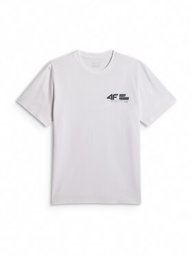 4F 4F T-Shirt COMMERCIAL 12 Biały Regular Fit