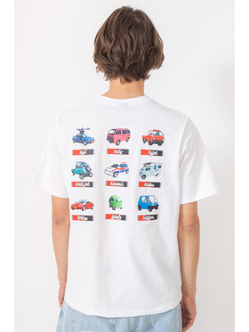 Kamuflage Kamuflage T-Shirt Kei Car Biały Relaxed Fit