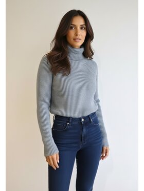 FIGL FIGL Svetr M1267 Šedá Regular Fit