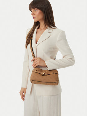 Guess Guess Handtasche Ella Logo Mini HWPD97 46730 Dunkelbeige