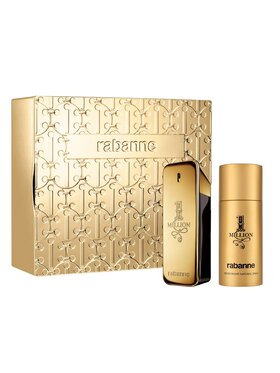 Paco Rabanne Paco Rabanne Paco Rabanne 1 Million Men zestaw woda toaletowa spray 100ml + dezodorant spray 150ml Zestaw zapachowy