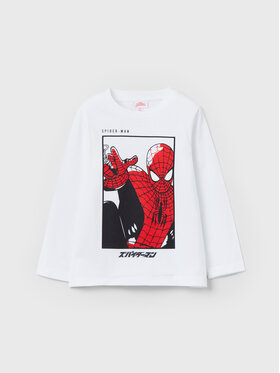 OVS OVS Chemisier SPIDER-MAN 1614551 Blanc Regular Fit