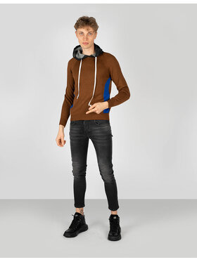 Takeshy Kurosawa Takeshy Kurosawa Sweter 83149 | Maglia Brązowy Regular Fit