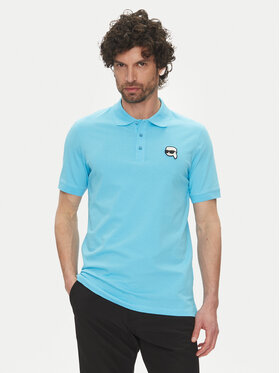 KARL LAGERFELD KARL LAGERFELD Tricou polo 745710 552224 Albastru Regular Fit