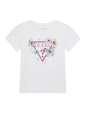 Guess Guess Komplekti kuuluvad t-särk ja seelik K6RG07 K6YW0 Valge Regular Fit