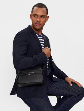Tommy Hilfiger Tommy Hilfiger Ľadvinka Essential Pu Ew Reporter AM0AM12093 Čierna