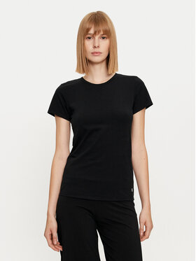 Deha Deha T-shirt A00150 Crna Regular Fit