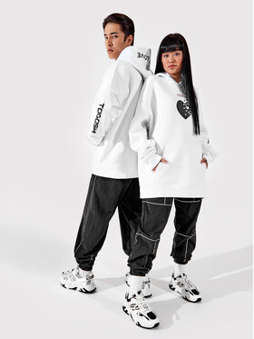 Togoshi Togoshi Sweatshirt Unisex TG22-BLU001 Blanc Oversize