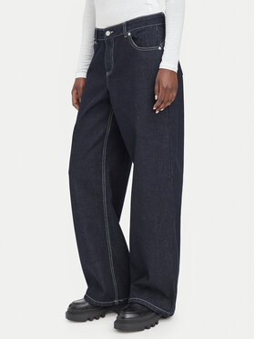 Juicy Couture Juicy Couture Blugi JCJDJE126952 Albastru Wide Leg