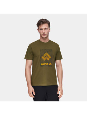 Alpinus Alpinus T-Shirt Tarnica Khaki Regular Fit