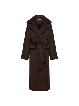 MANDRAGORA MANDRAGORA Cappotto di transizione Area Marrone Standard Fit