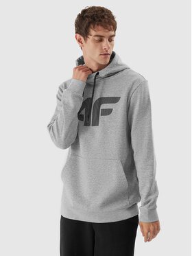 4F 4F Mikina 4FAW23TSWSM694 Šedá Regular Fit