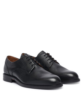 Tommy Hilfiger Tommy Hilfiger Halbschuhe Corporate Dressy Lth FM0FM06023 Schwarz