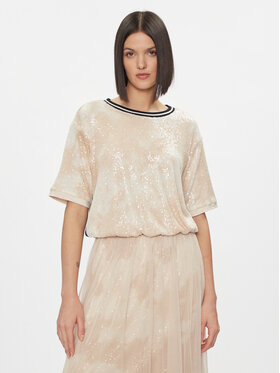 Liu Jo Liu Jo Blúzka TA4060 J4623 Béžová Regular Fit