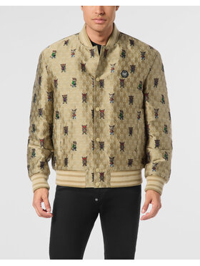 PHILIPP PLEIN PHILIPP PLEIN Bundy bomber 26061 Béžová Regular Fit