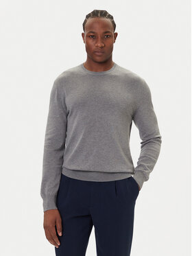 Calvin Klein Calvin Klein Sweter LV040BM343 Szary Regular Fit