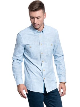 Mustang Mustang Camicia CLEMENS BDC FIL Blu Regular Fit