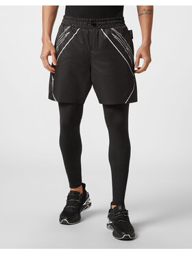 Plein Sport Plein Sport Legginsy 13225 Czarny Active Fit