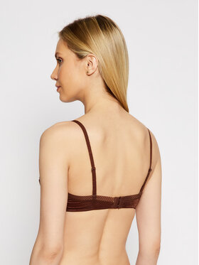 Gossard Nedrček S Kostjo Glossies Sheer Moulded 6271 Rjava